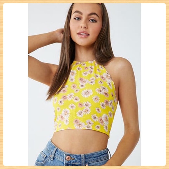 forever 21 halter crop top